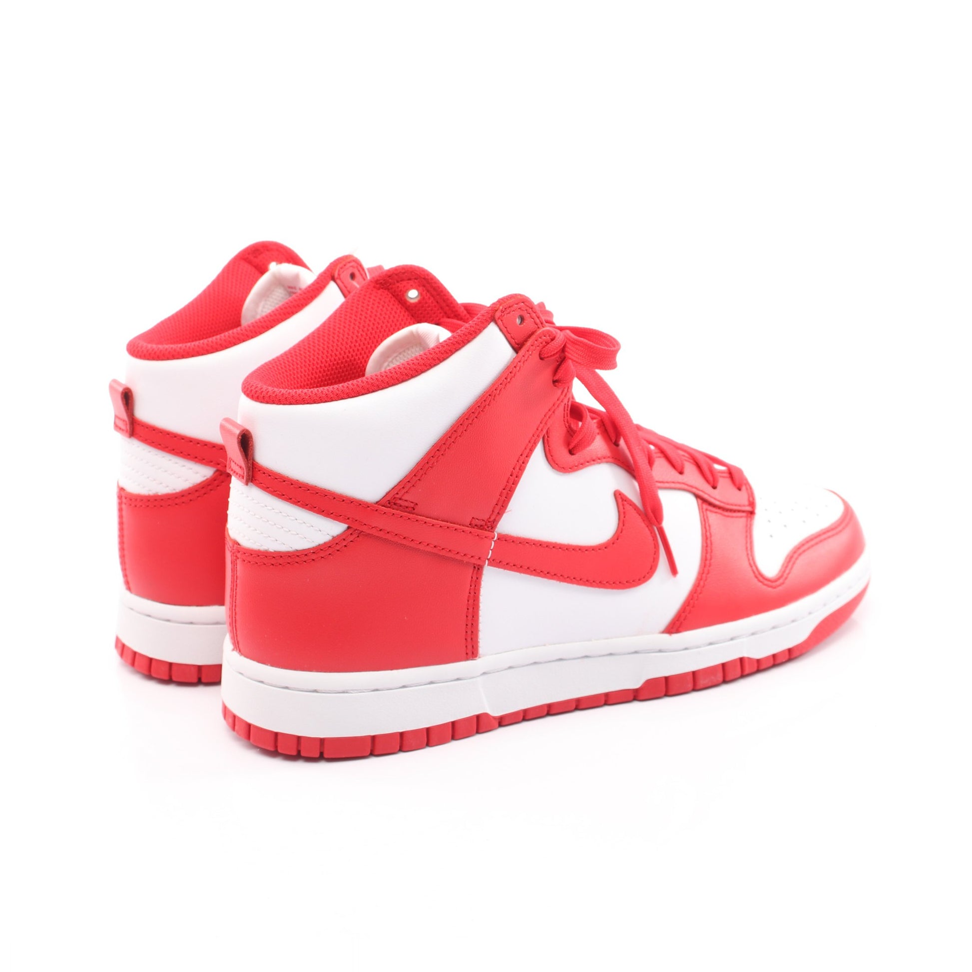 NIKE DUNK HI RETRO ハイカットスニーカー レザー レッド ホワイト ナイキ シューズ NIKE
