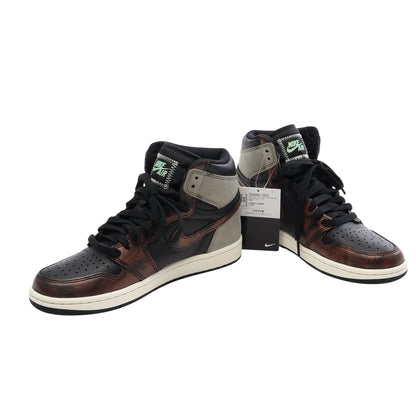 AIR JORDAN 1 RETRO HIGH OG RUST SHADOW ハイカットスニーカー レザー ブラック ブラウン グレーグリーン ナイキ