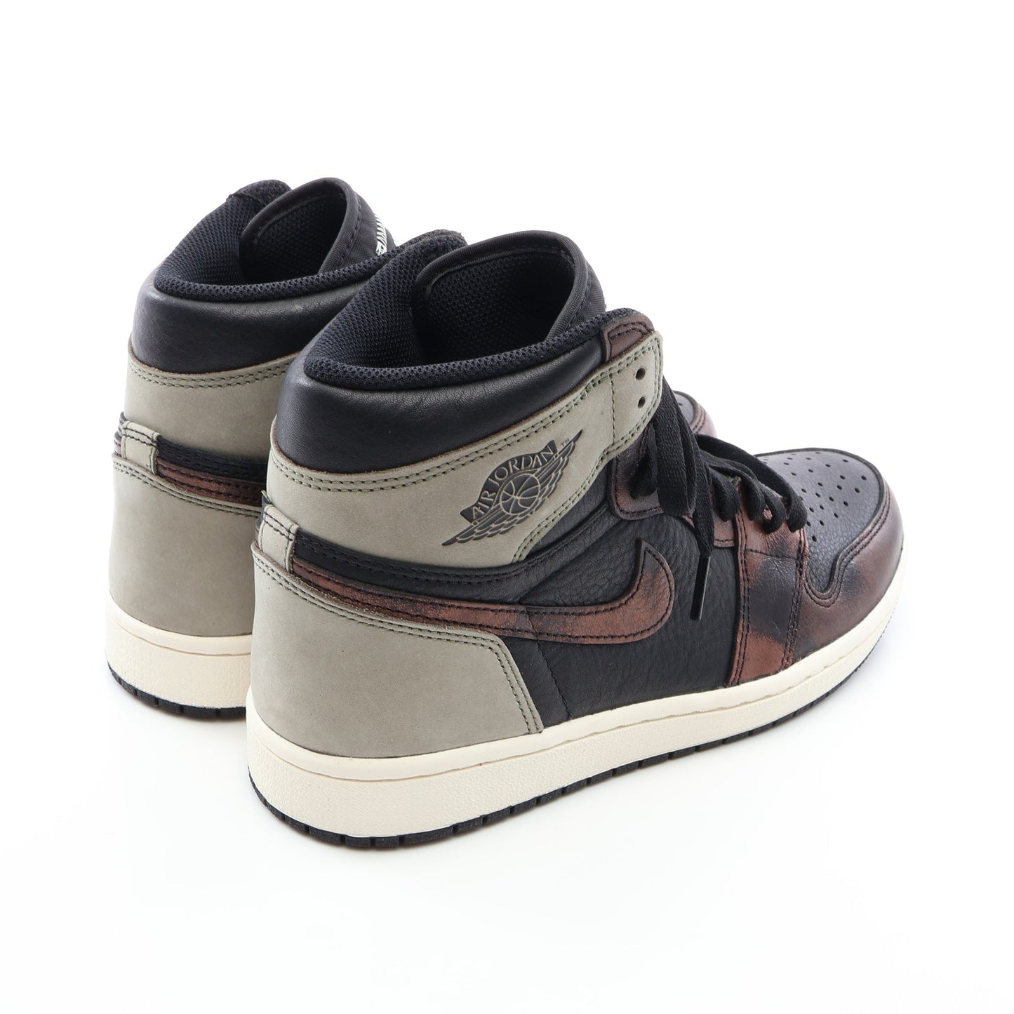 AIR JORDAN 1 RETRO HIGH OG RUST SHADOW ハイカットスニーカー レザー ブラック ブラウン グレーグリーン ナイキ