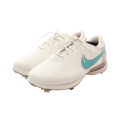 NIKE GOLF Air Zoom Victory Tour 2 ゴルフシューズ カジュアルシューズ レザー スエード アイボリー ターコイズブルー ナイキ