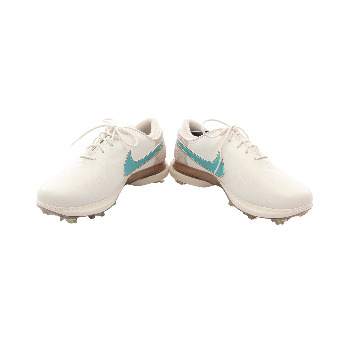 NIKE GOLF Air Zoom Victory Tour 2 ゴルフシューズ カジュアルシューズ レザー スエード アイボリー ターコイズブルー ナイキ