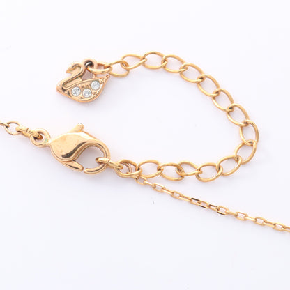Una ネックレス GP ラインストーン ゴールド クリア スワロフスキー アクセサリー SWAROVSKI