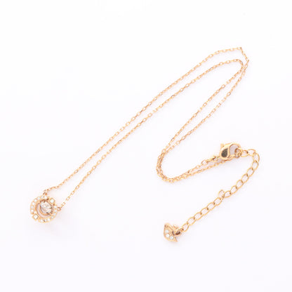 Una ネックレス GP ラインストーン ゴールド クリア スワロフスキー アクセサリー SWAROVSKI