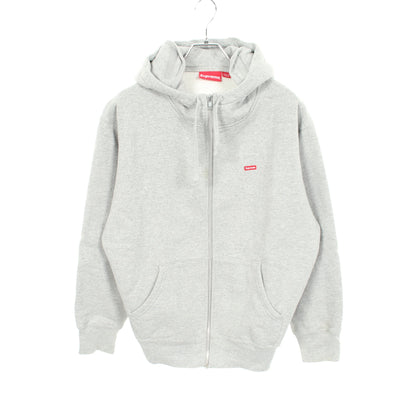 Small Box Zip up Hooded Sweatshirt ジップアップパーカー コットン グレー シュプリーム