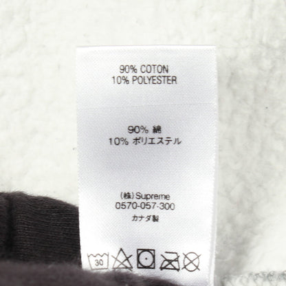 Small Box Zip up Hooded Sweatshirt ジップアップパーカー コットン グレー シュプリーム