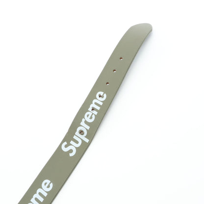 Repeat Leather Belt ベルト レザー カーキグリーン シュプリーム