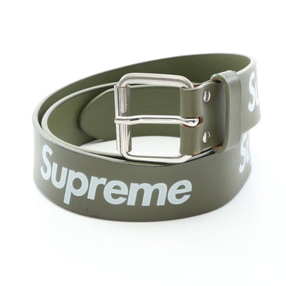 Repeat Leather Belt ベルト レザー カーキグリーン シュプリーム
