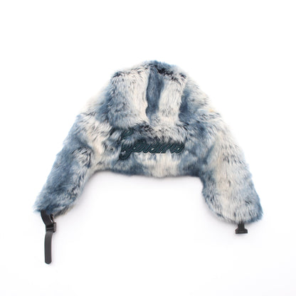 FAUX FUR TROOPER 帽子 アイボリー ブルー シュプリーム