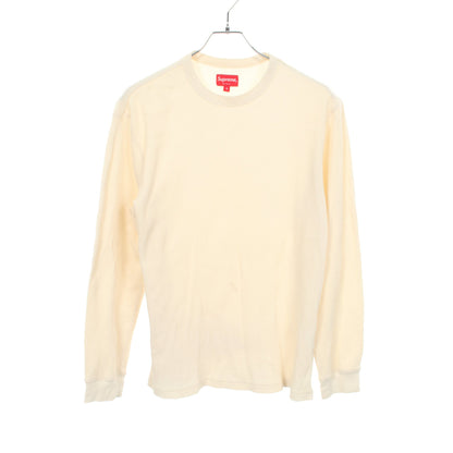 バックロゴ サマー ニット コットン オフホワイト レッド シュプリーム