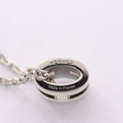MINI POP H ミニポップアッシュ ネックレス シルバー アイボリー エルメス アクセサリー HERMES