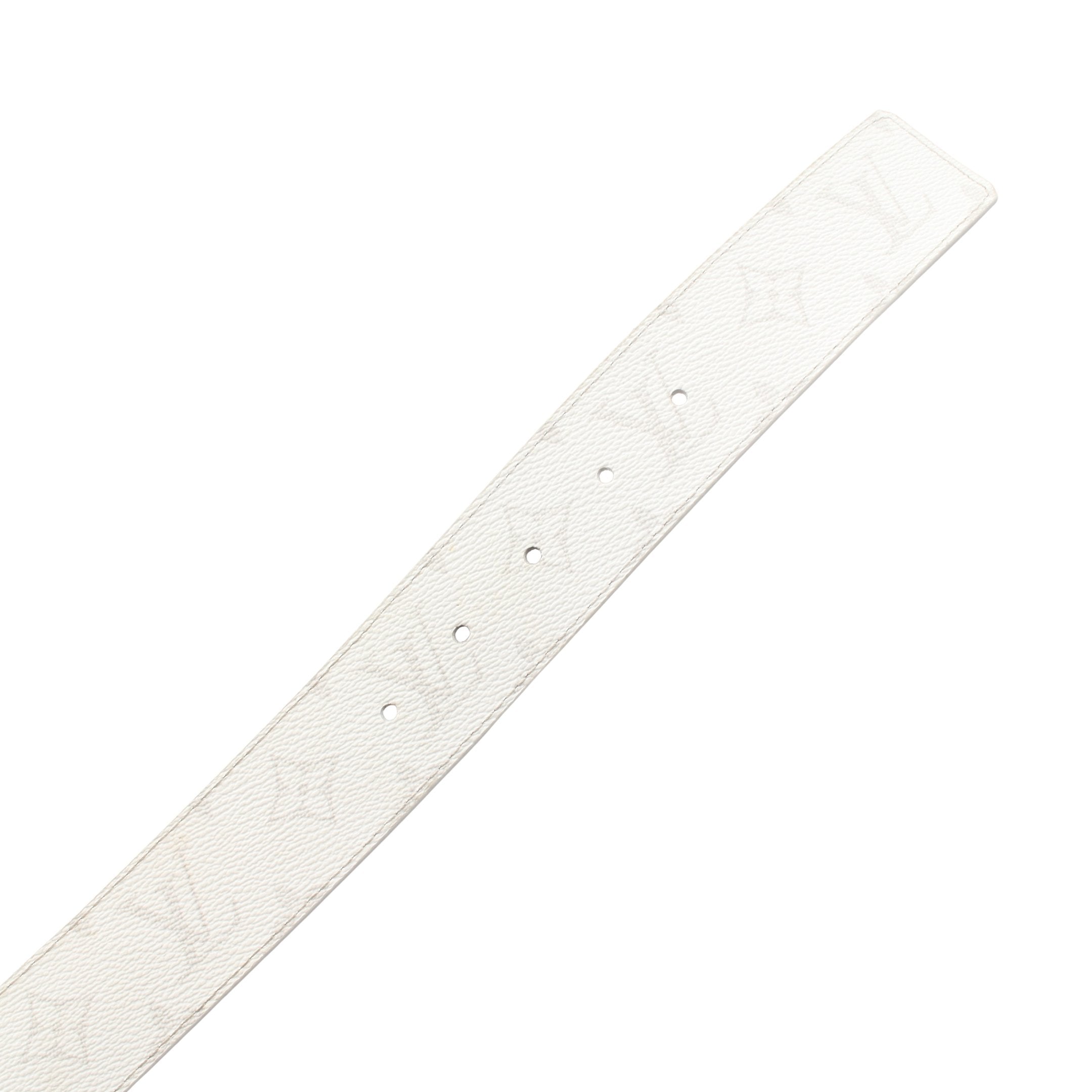 LVイニシャル 40MM リバーシブル モノグラム タイガ シルバー金具