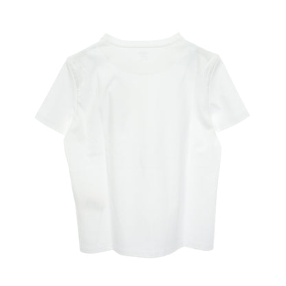 2026SS Printed straight t-shirt カルトゥッシュ 半袖Tシャツ コットン ホワイト エルメス