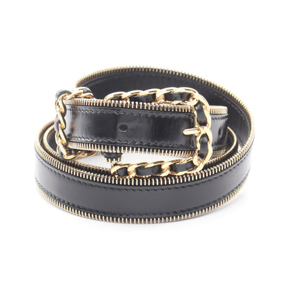 ココマーク ベルト レザー GP ブラック ゴールド ゴールド金具 B24B シャネル 財布・小物 CHANEL