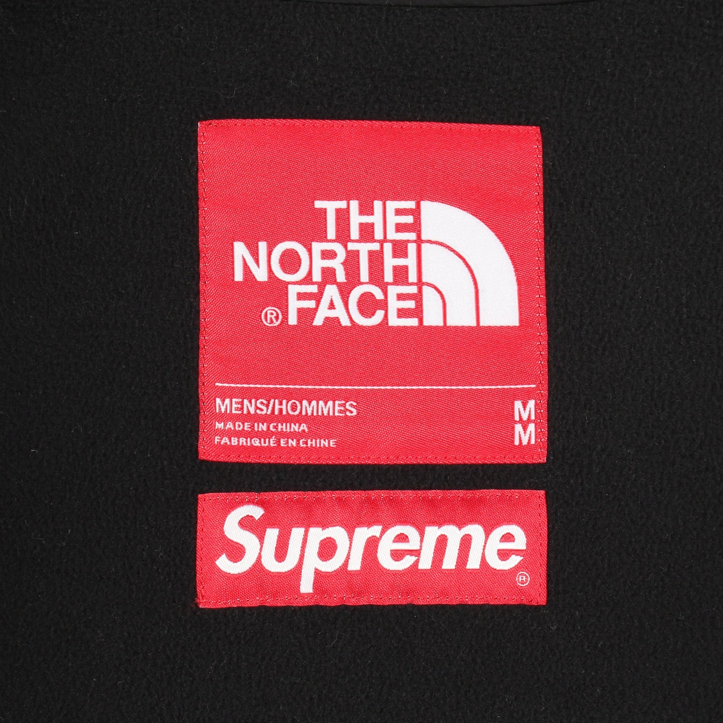 Supreme × THE NORTH FACE ブリーチドデニムプリント フリース ジャケット ブラック ブラウン シュプリーム