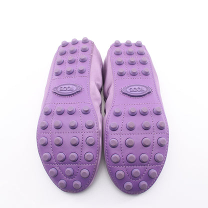 Bubble フラットシューズ サテン パープル トッズ シューズ TOD'S