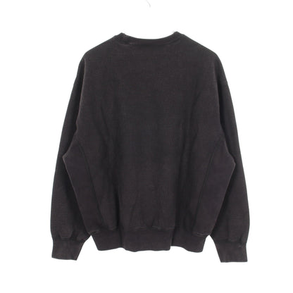 Washed Box Logo Crewneck ウォッシュ加工 スウェットシャツ コットン ブラック シュプリーム