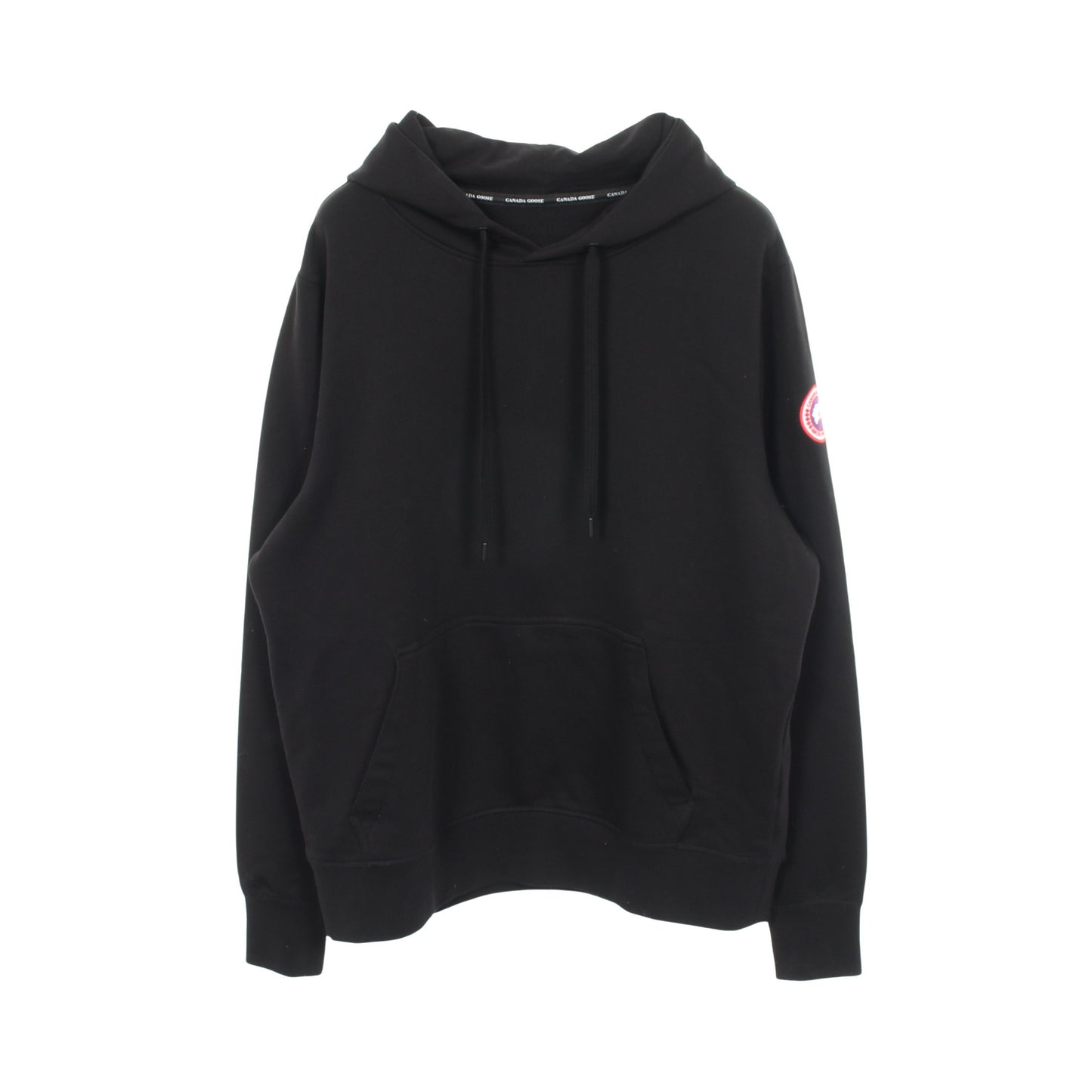 Huron Hoodie プルオーバーパーカー コットン ブラック カナダグース
