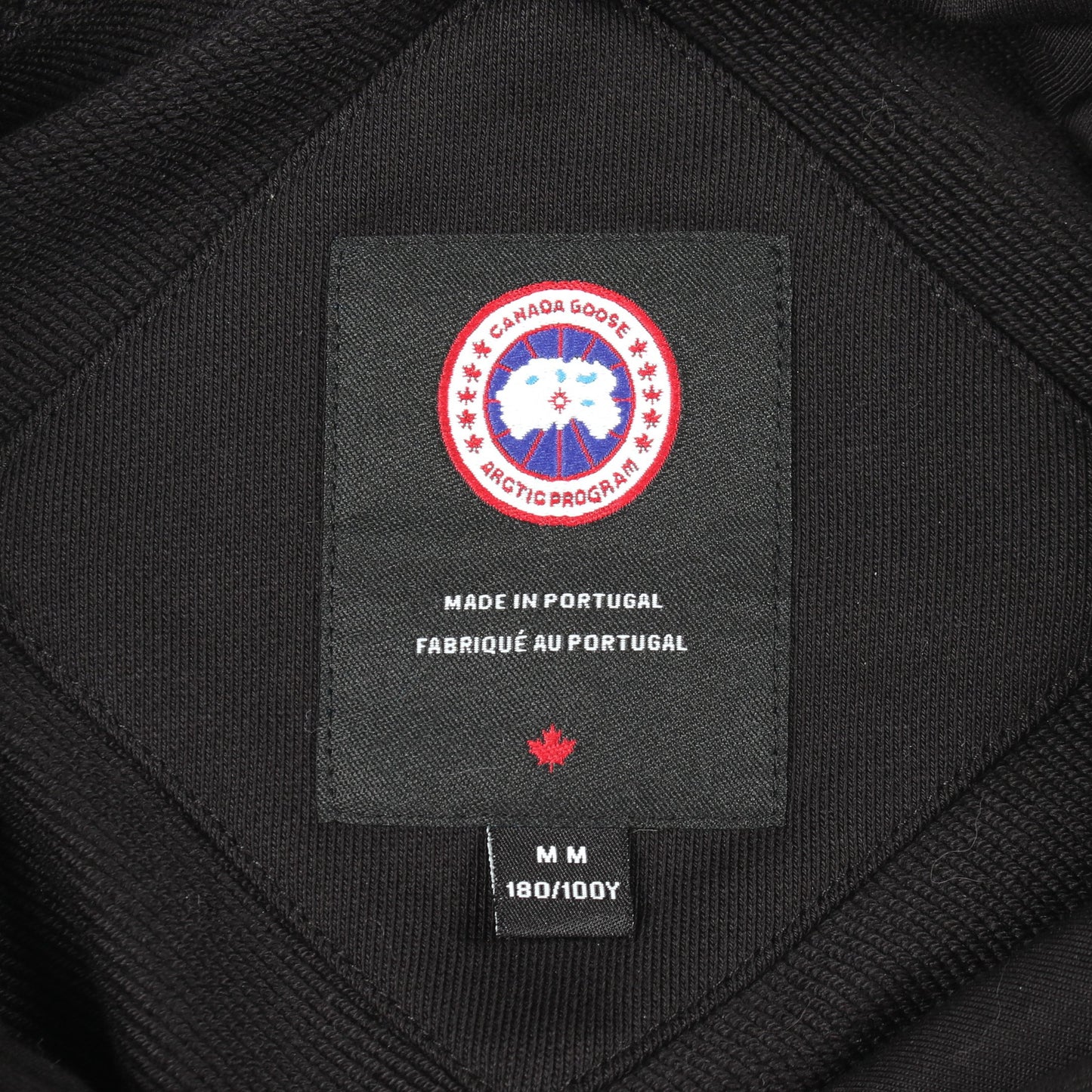 Huron Hoodie プルオーバーパーカー コットン ブラック カナダグース