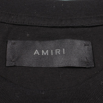 ロゴプリント 半袖Tシャツ コットン ブラック アミリ