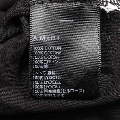 ロゴプリント 半袖Tシャツ コットン ブラック アミリ