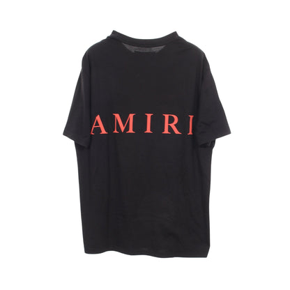 ロゴプリント 半袖Tシャツ コットン ブラック アミリ
