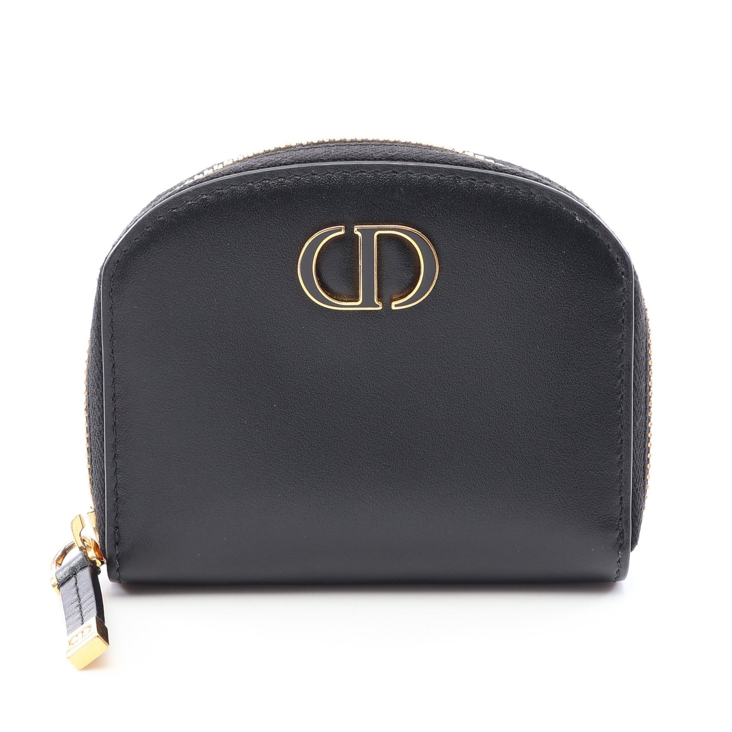 30 MONTAIGNE モンテーニュ コインケース レザー ブラック クリスチャンディオール 財布・小物 Christian Dior