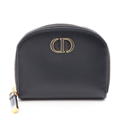 30 MONTAIGNE モンテーニュ コインケース レザー ブラック クリスチャンディオール 財布・小物 Christian Dior