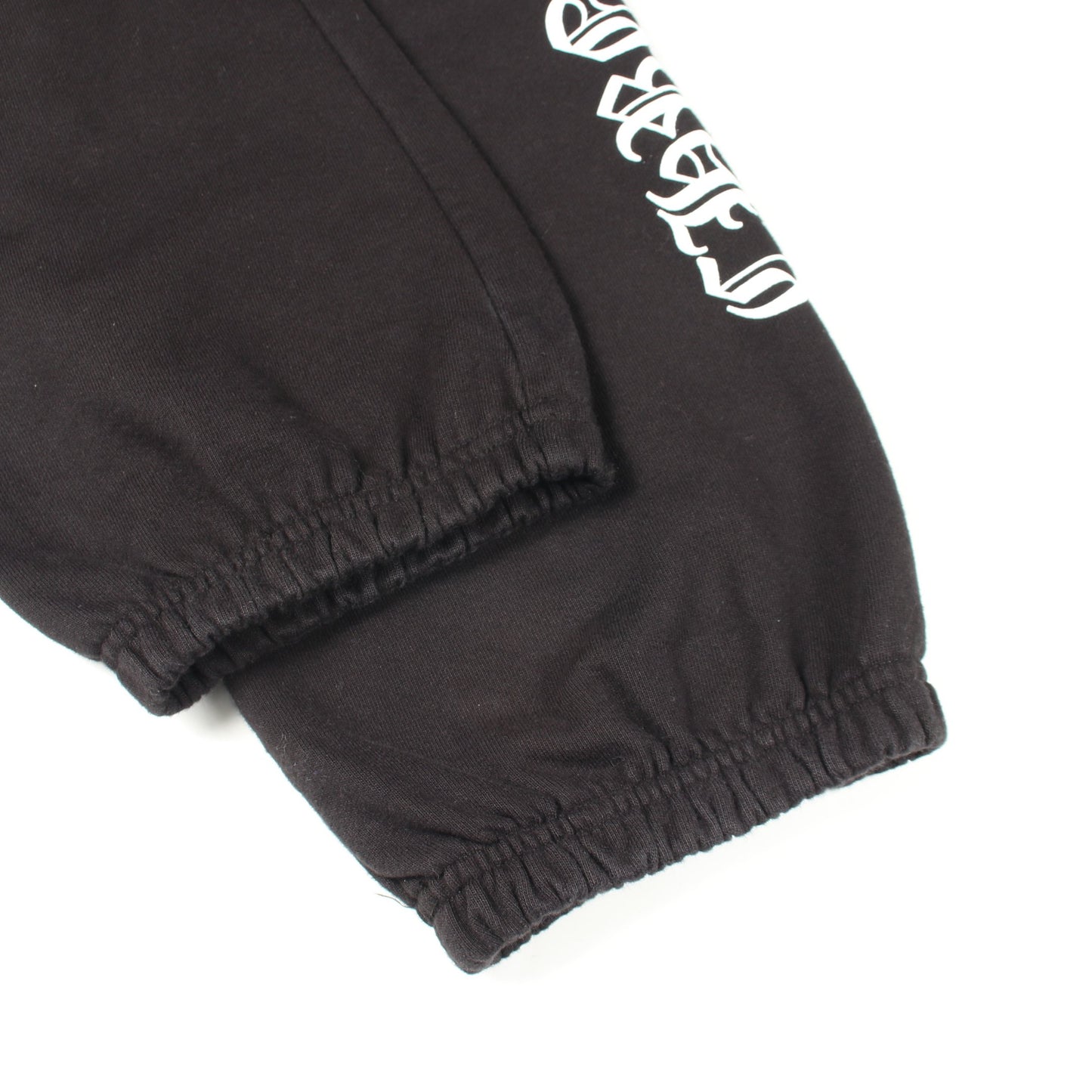 サイドロゴ 裏起毛 スウェットパンツ コットン ブラック クロムハーツ ボトムス Chrome Hearts