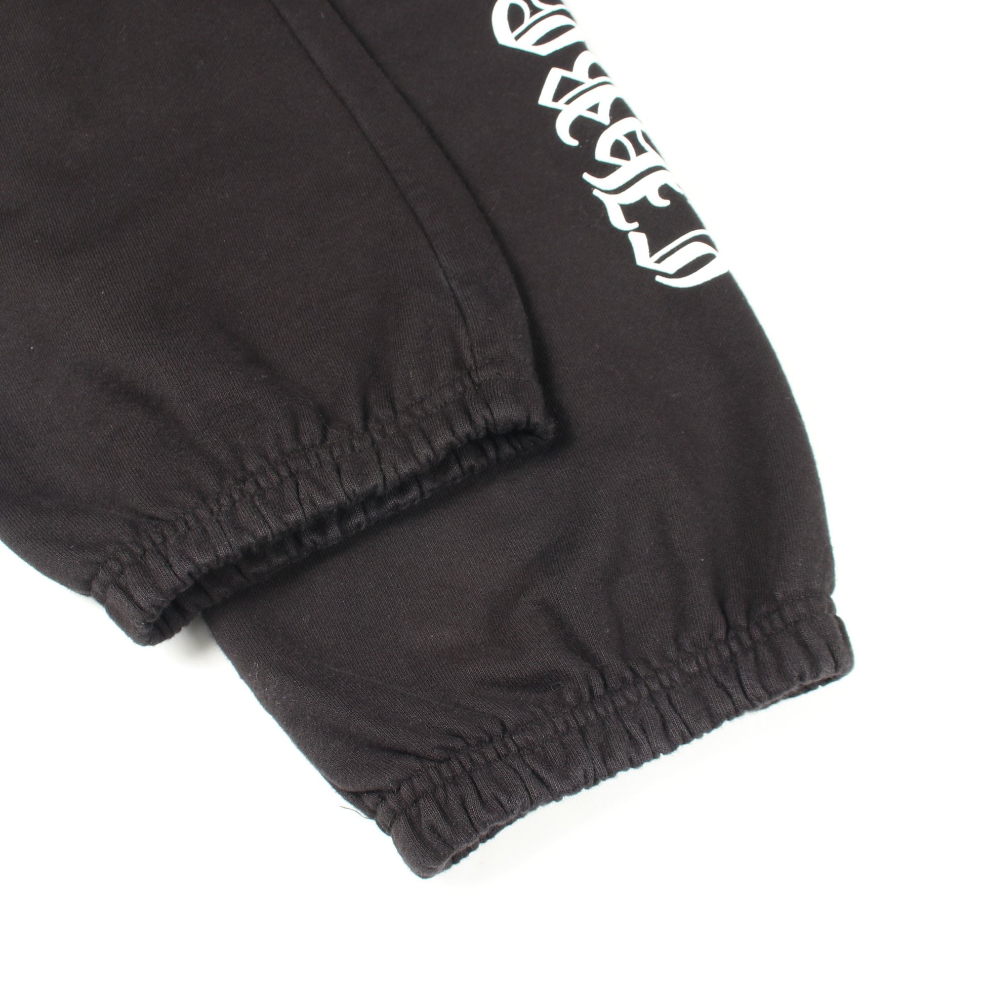 サイドロゴ 裏起毛 スウェットパンツ コットン ブラック クロムハーツ ボトムス Chrome Hearts