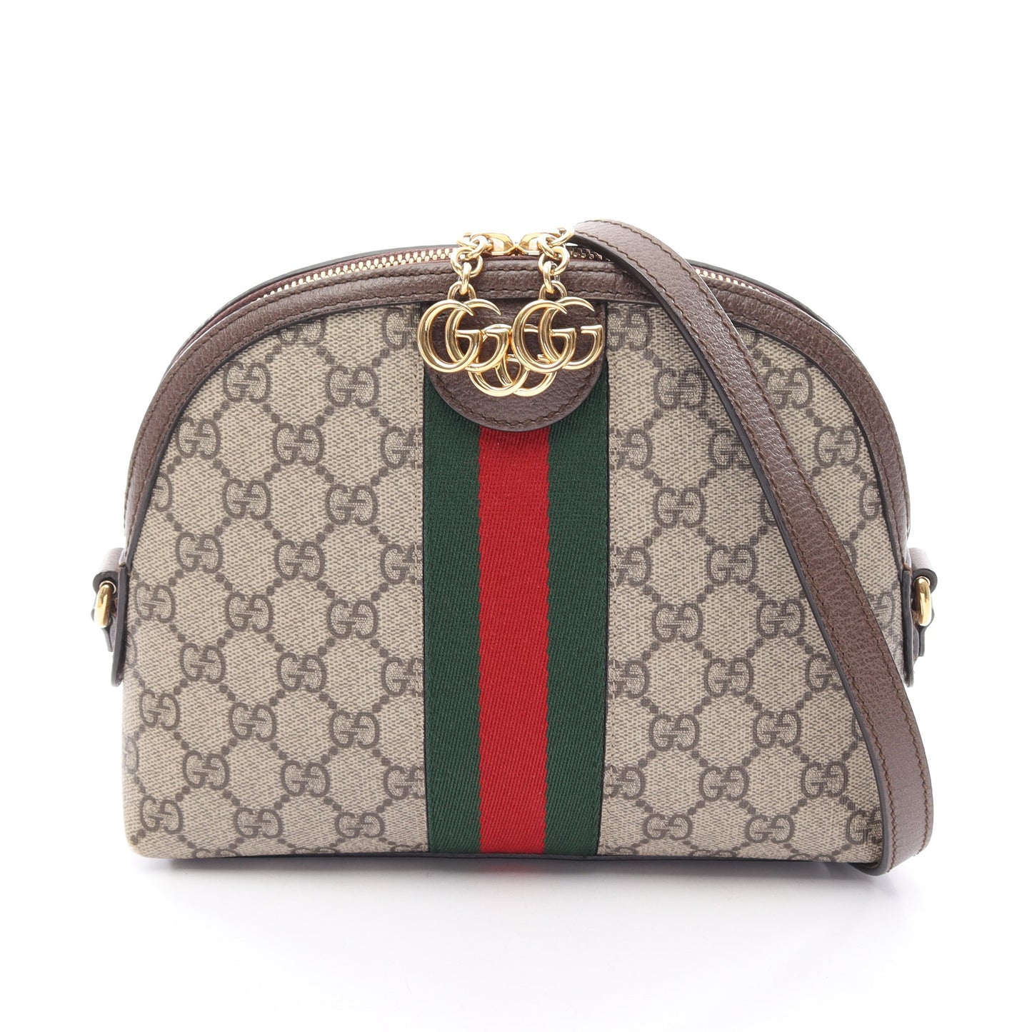 オフィディア GGスプリーム ショルダーバッグ PVC レザー ベージュ マルチカラー グッチ バッグ GUCCI