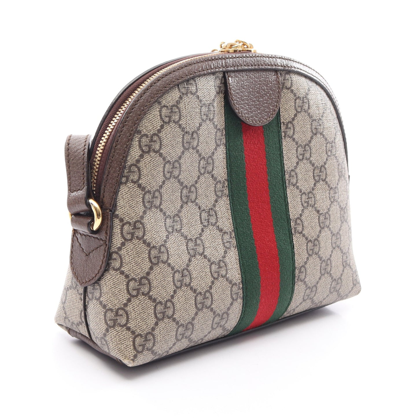 オフィディア GGスプリーム ショルダーバッグ PVC レザー ベージュ マルチカラー グッチ バッグ GUCCI