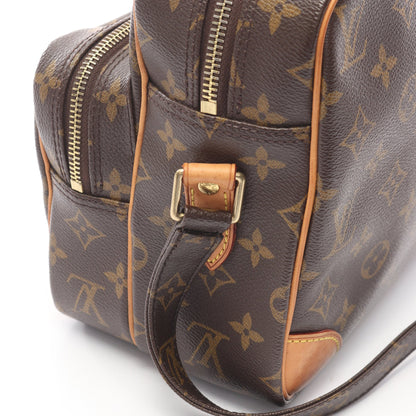 ナイル モノグラム ショルダーバッグ PVC レザー ブラウン ルイヴィトン バッグ LOUIS VUITTON