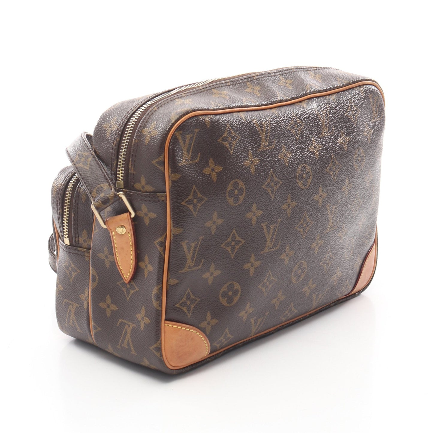 ナイル モノグラム ショルダーバッグ PVC レザー ブラウン ルイヴィトン バッグ LOUIS VUITTON