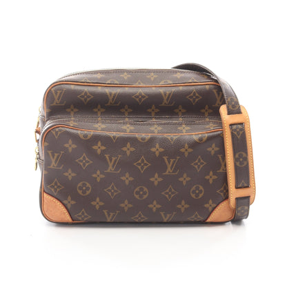 ナイル モノグラム ショルダーバッグ PVC レザー ブラウン ルイヴィトン バッグ LOUIS VUITTON
