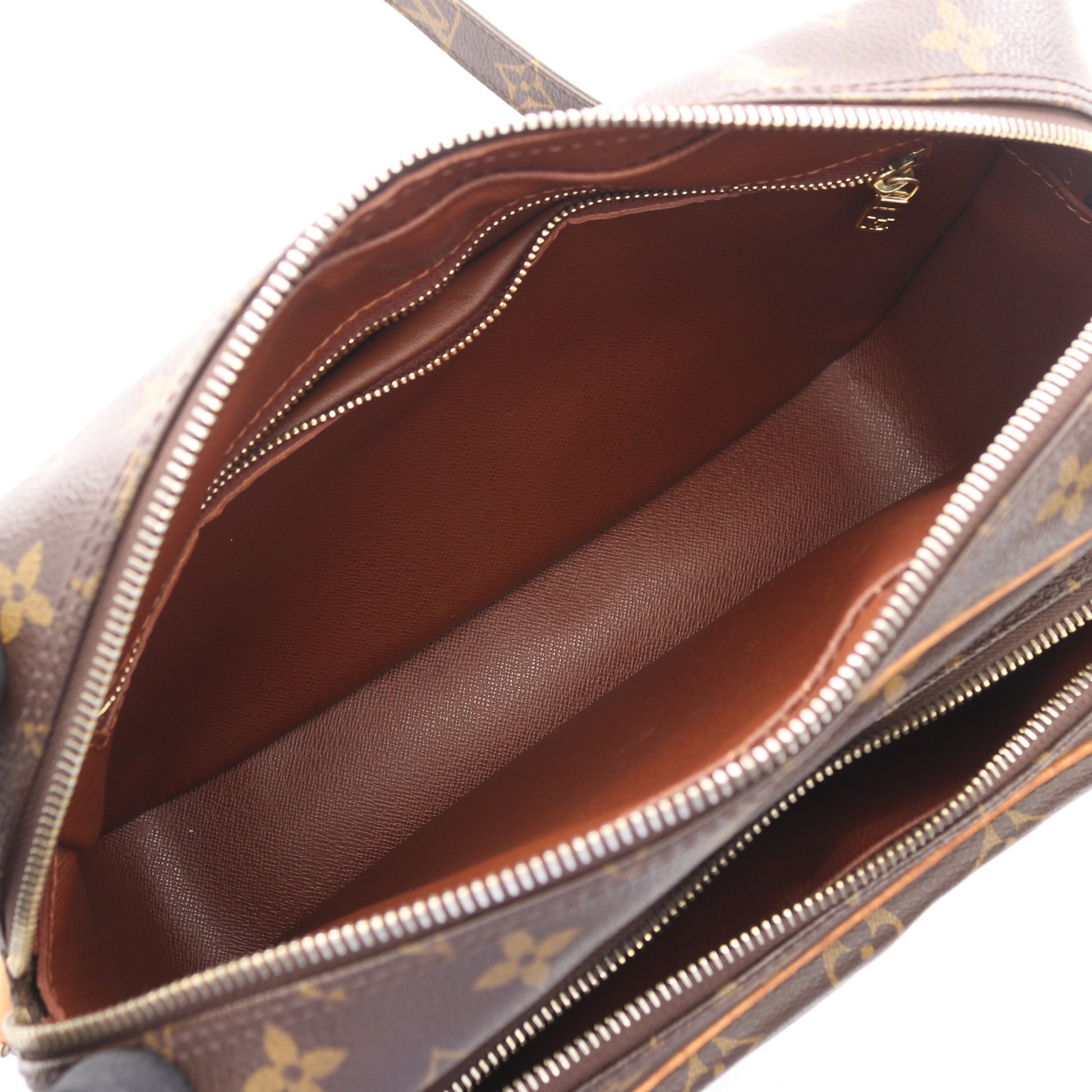 ナイル モノグラム ショルダーバッグ PVC レザー ブラウン ルイヴィトン バッグ LOUIS VUITTON