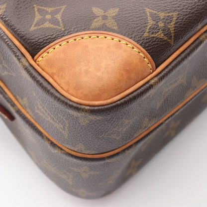 ナイル モノグラム ショルダーバッグ PVC レザー ブラウン ルイヴィトン バッグ LOUIS VUITTON