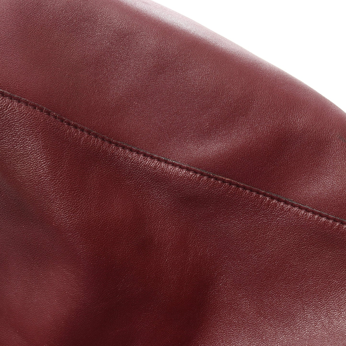 ホリゾンタル カバ ショルダーバッグ トートバッグ レザー ボルドー セリーヌ バッグ CELINE