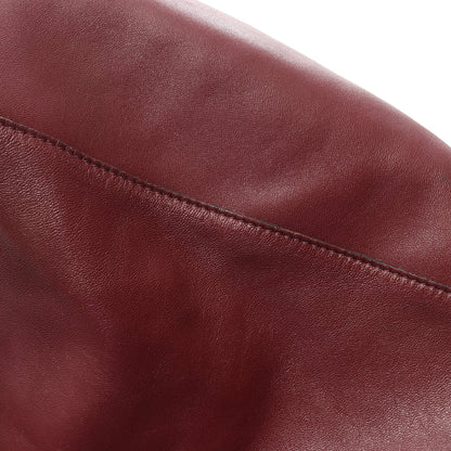 ホリゾンタル カバ ショルダーバッグ トートバッグ レザー ボルドー セリーヌ バッグ CELINE