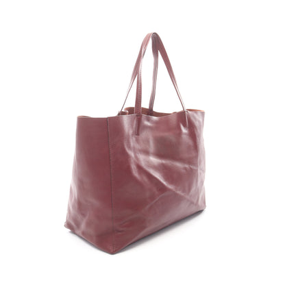 ホリゾンタル カバ ショルダーバッグ トートバッグ レザー ボルドー セリーヌ バッグ CELINE