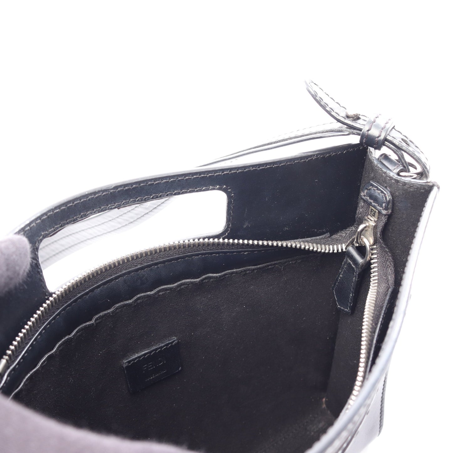 ショッパー スモール 2WAY ハンドバッグ レザー ブラック フェンディ バッグ FENDI