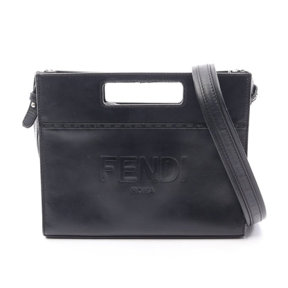 ショッパー スモール 2WAY ハンドバッグ レザー ブラック フェンディ バッグ FENDI