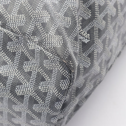 サンルイPM ハンドバッグ トートバッグ コーティングキャンバス レザー グレー ゴヤール バッグ GOYARD