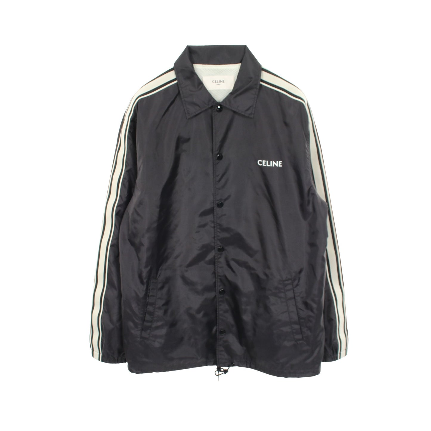 Nylon Coach Jacket コーチ ジャケット ナイロン ブラック ホワイト セリーヌ アウター CELINE