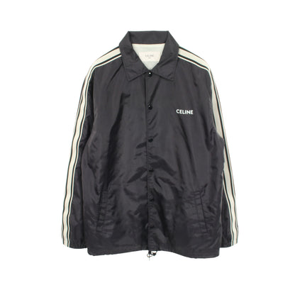 Nylon Coach Jacket コーチ ジャケット ナイロン ブラック ホワイト セリーヌ アウター CELINE