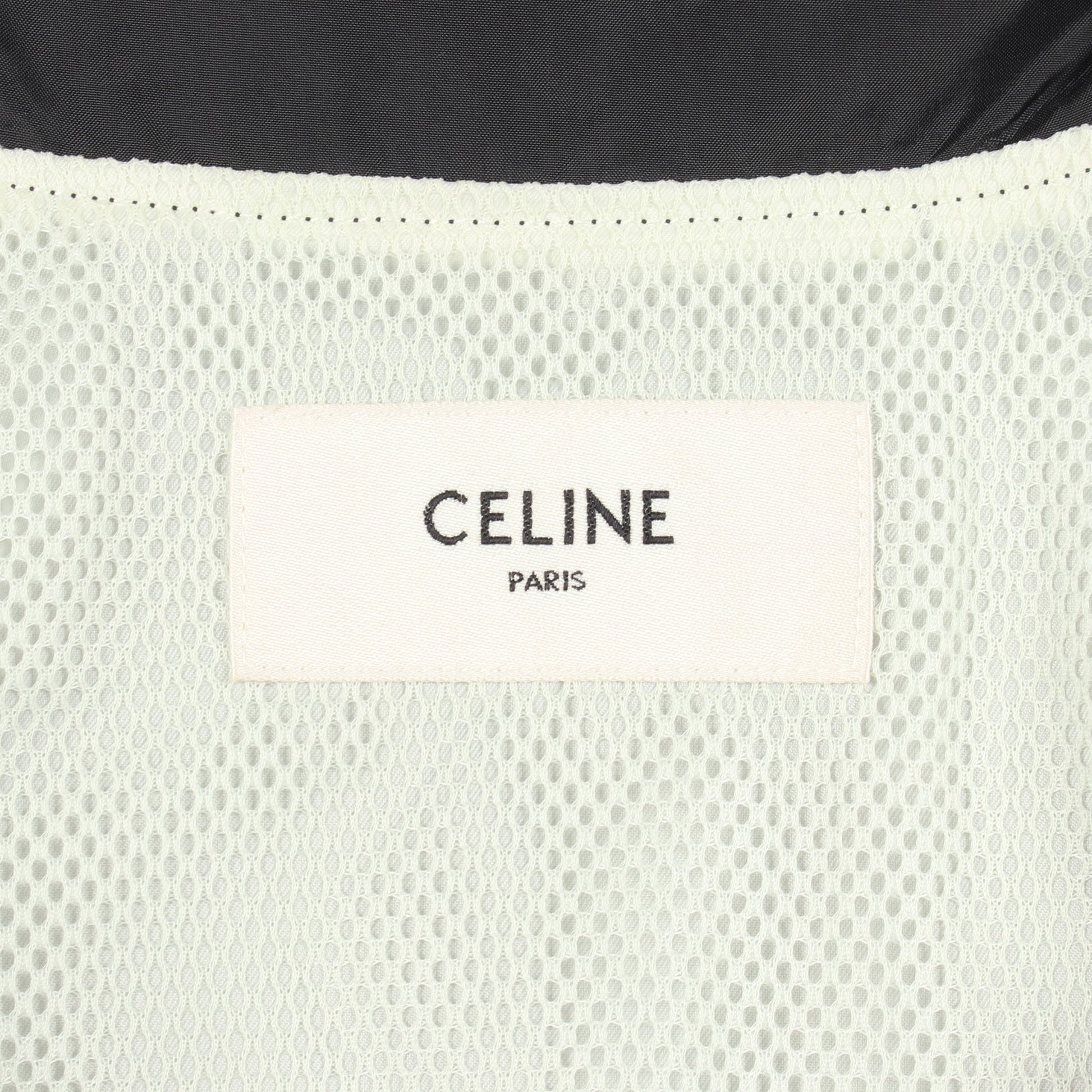 Nylon Coach Jacket コーチ ジャケット ナイロン ブラック ホワイト セリーヌ アウター CELINE