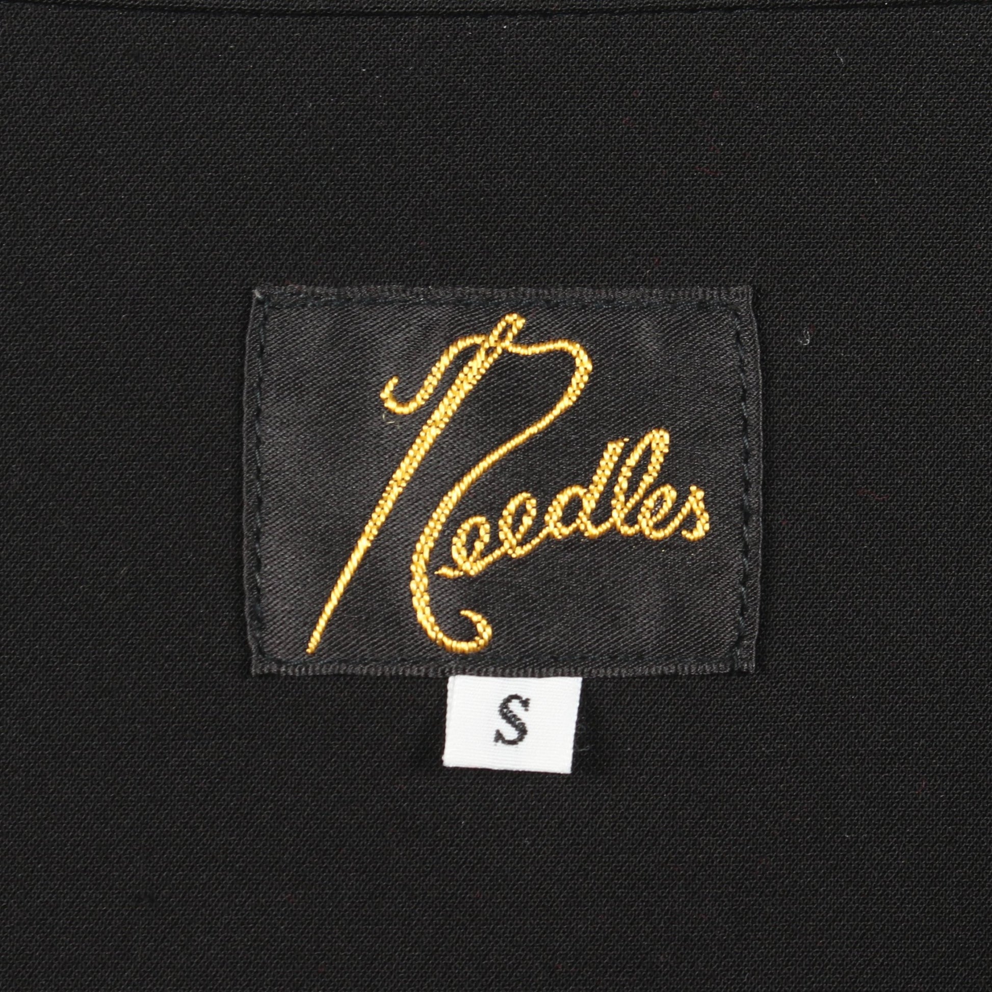 バタフライ刺繍 パイピング カウボーイ ジャケット ブラック イエロー ニードルス アウター Needles