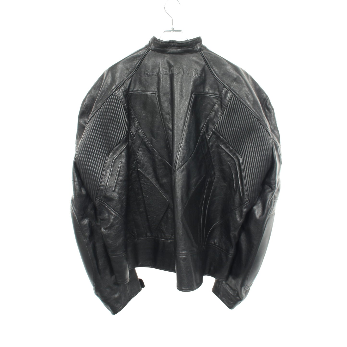 Biker Jacket レザージャケット レザー ブラック バレンシアガ