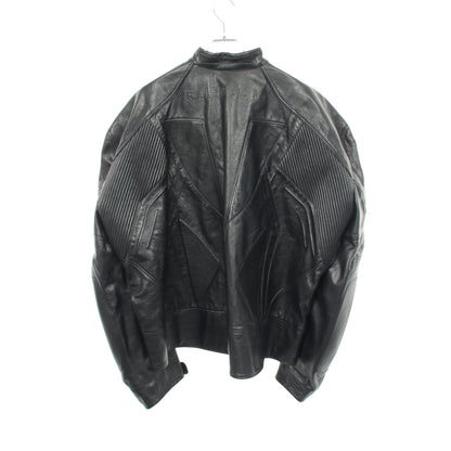 Biker Jacket レザージャケット レザー ブラック バレンシアガ