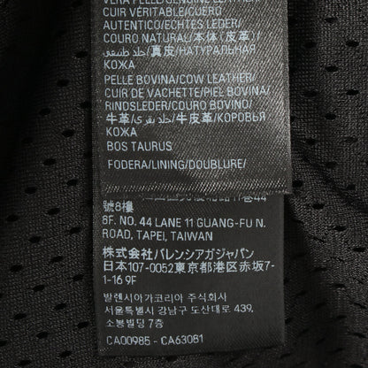 Biker Jacket レザージャケット レザー ブラック バレンシアガ