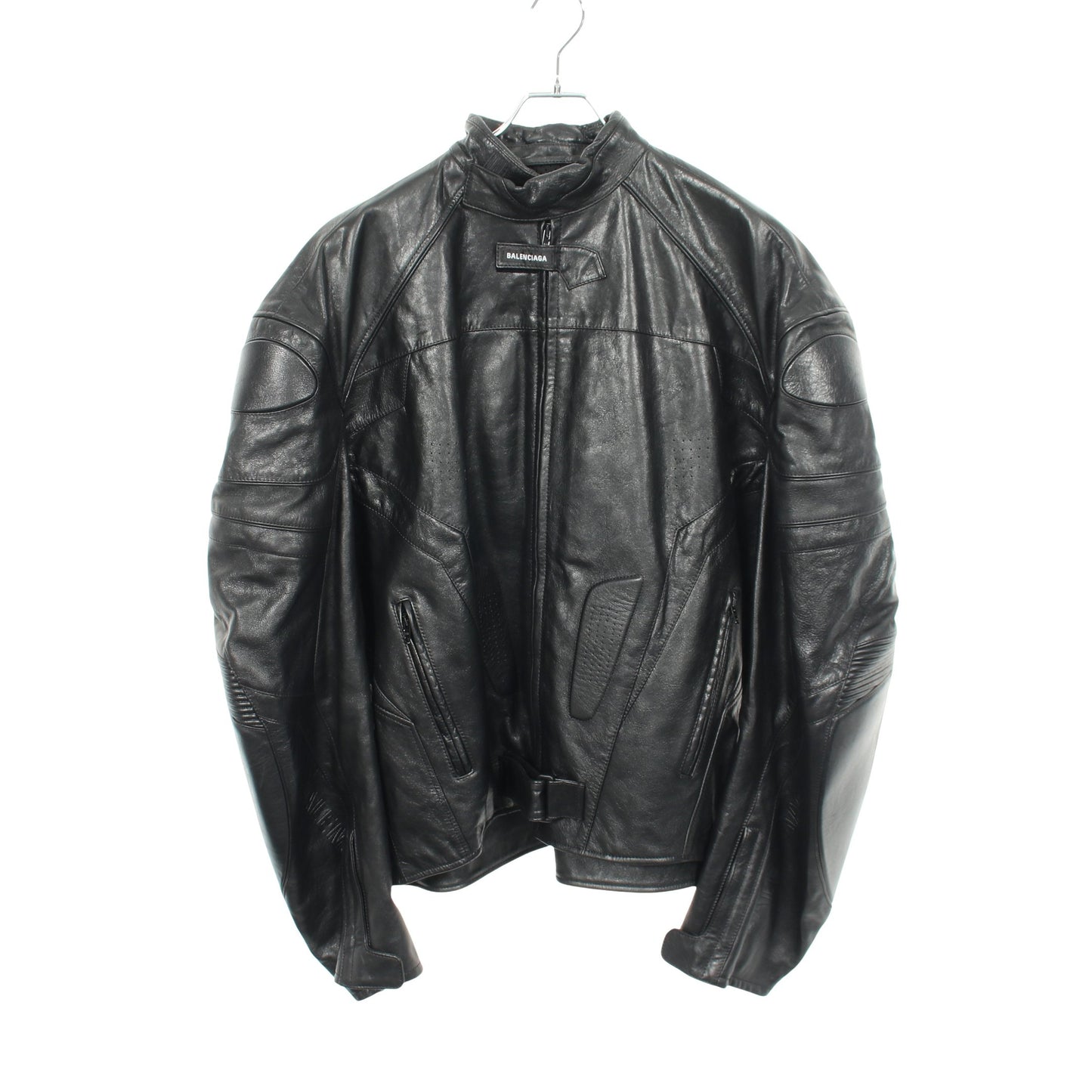 Biker Jacket レザージャケット レザー ブラック バレンシアガ